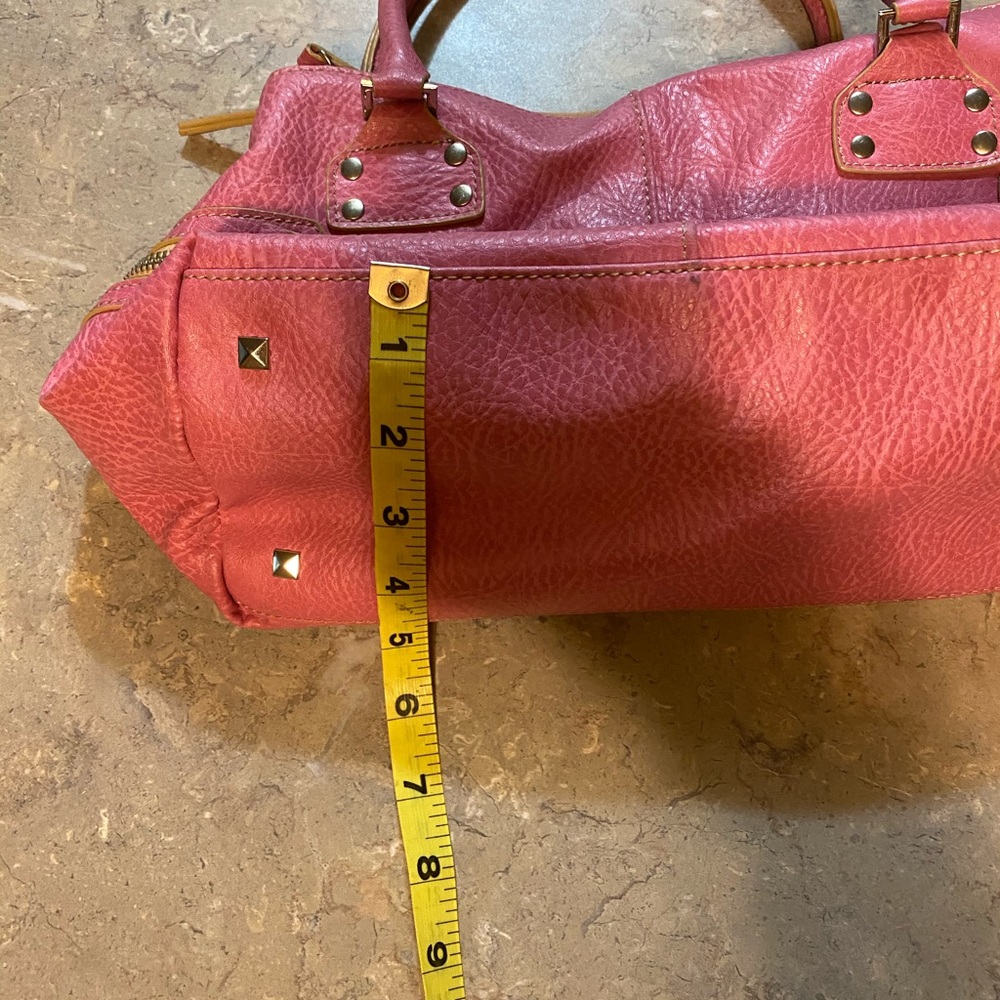 Pink and Tan Matt & Nat Satchel/Shoulder Bag - Picture 5 of 6